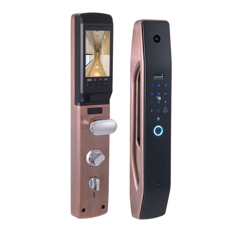 Smart Home Door Lock - HanDaily 簡単設置 インテリジェント電子指紋ロック アプリ遠隔操作 セキュリティスマートドアロック 家庭用