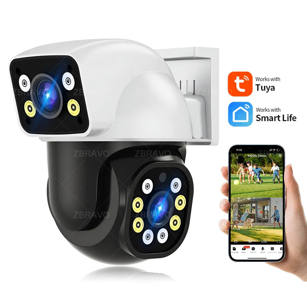 Smart Home Video - Smartlife 8MP WiFi Tuya 屋外カメラ ミニ