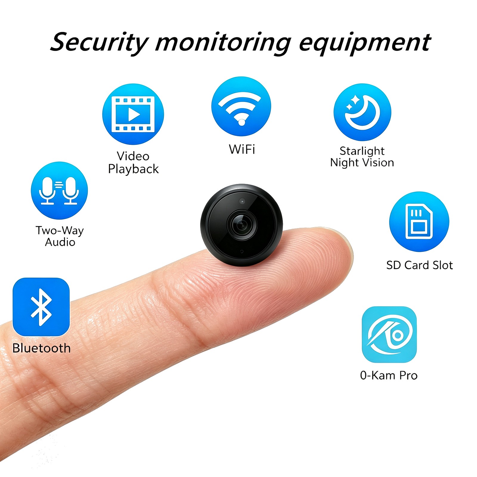 Smart Home Video - BU4 家庭用屋内セキュリティ監視キット：高画質ナイトビジョンスマートカメラ + ミニNVR（ネットワークビデオレコーダー）