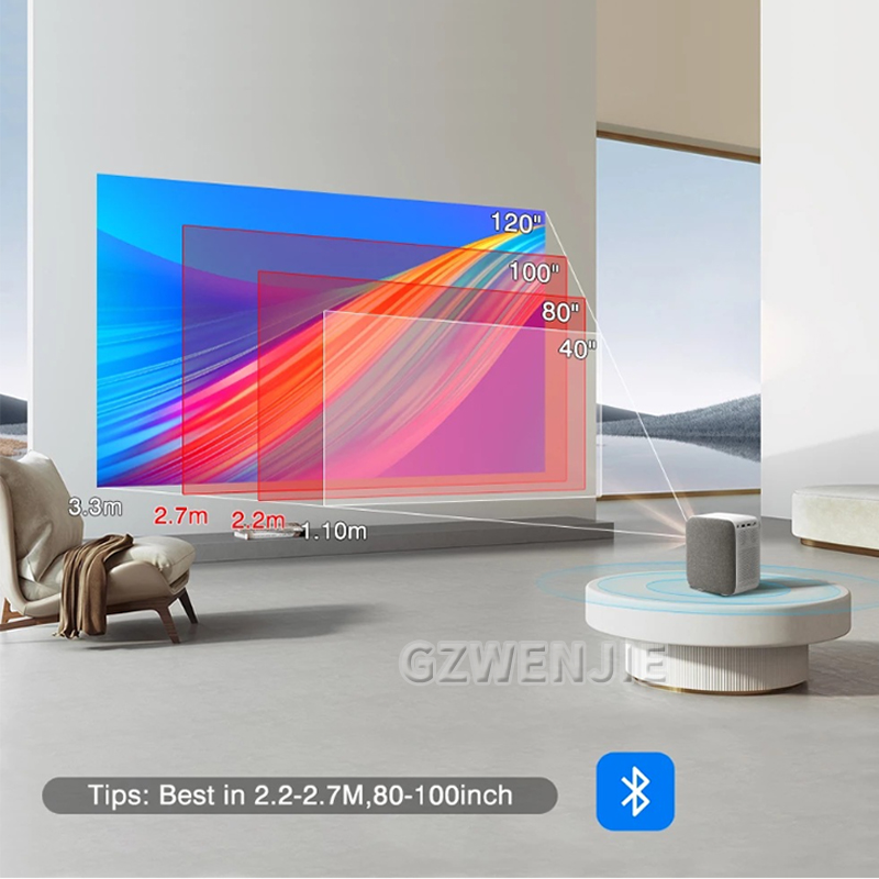 Smart Home Video - H6 ミニプロジェクター LED 1080P フル HD