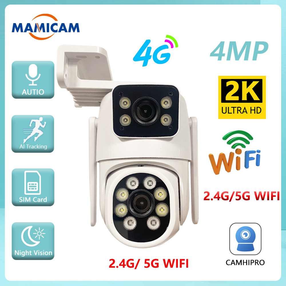 Smart Home Camera Ezviz - 4MP WIFI IPカメラ 3G 4G SIMカード対応
