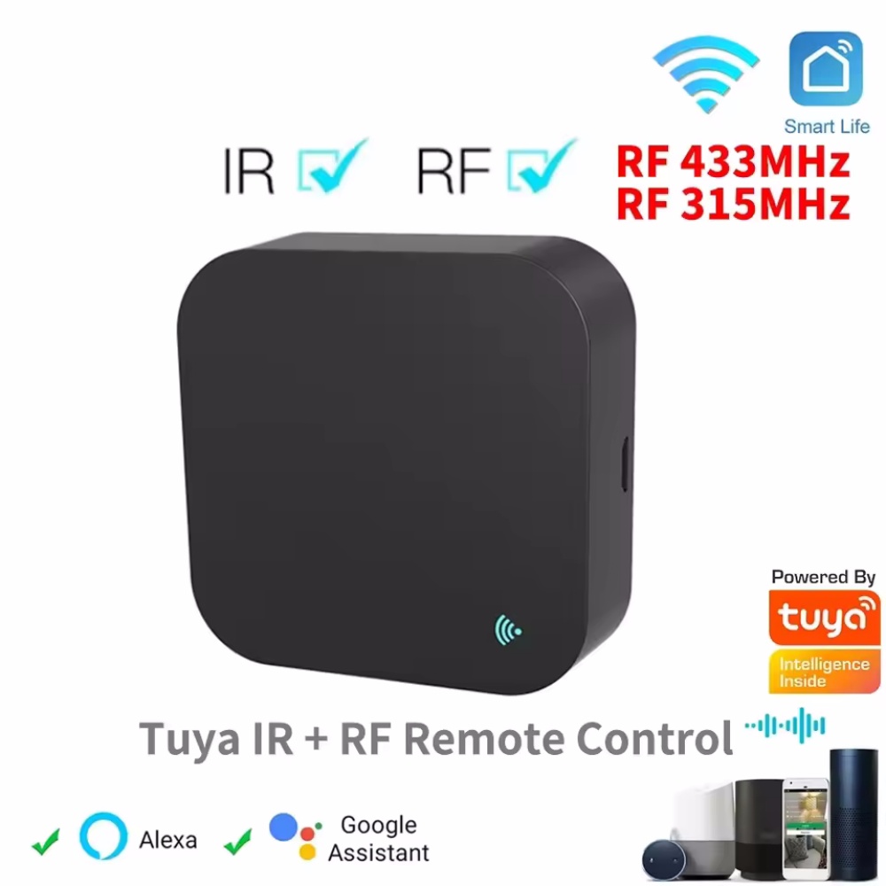 Universal Remote Smart Home - Tuya WiFi RF IR リモコン 433MHz/315MHz