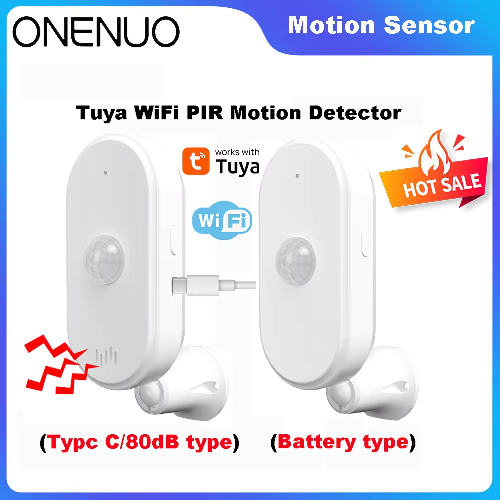 Smart Home Wiser - Tuya WiFi PIR モーションセンサー人体検出センサースマートライフ赤外線 PIR センサーホームセキュリティ保護用