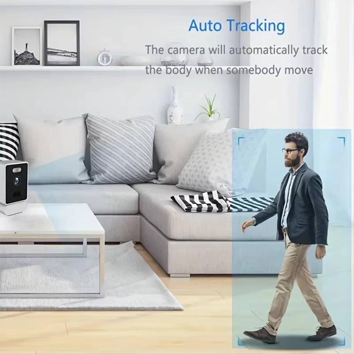 Smart Home Video - A73T HD IP カメラワイヤレス屋外監視セキュリティ保護リモートモニタービデオカメラビデオ監視スマートホーム