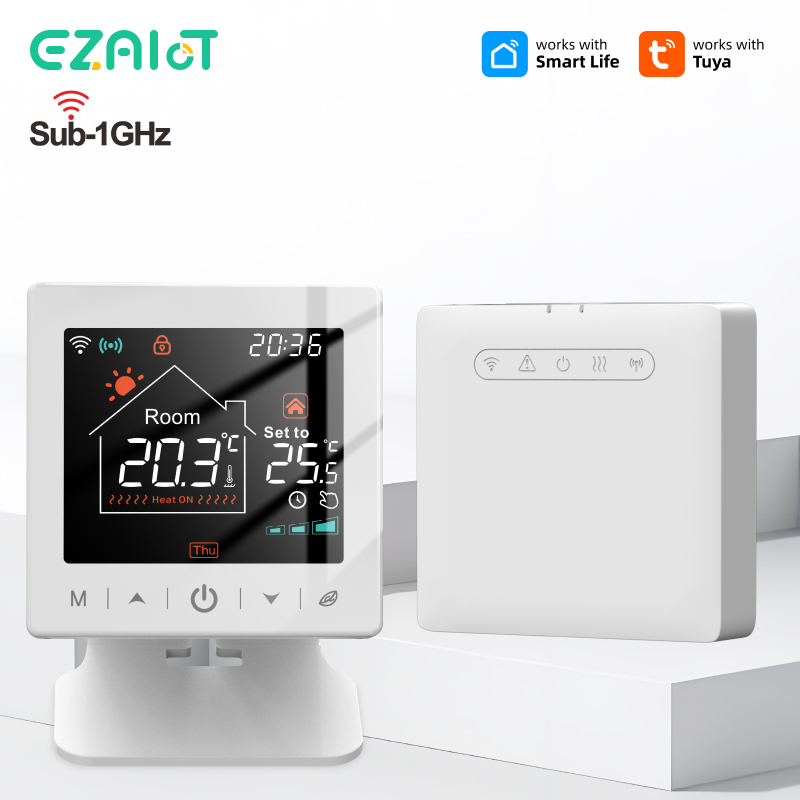スマートホームWiFiサーモスタットTuya RFワイヤレス - Universal Remote Smart Home のレビューと価格
