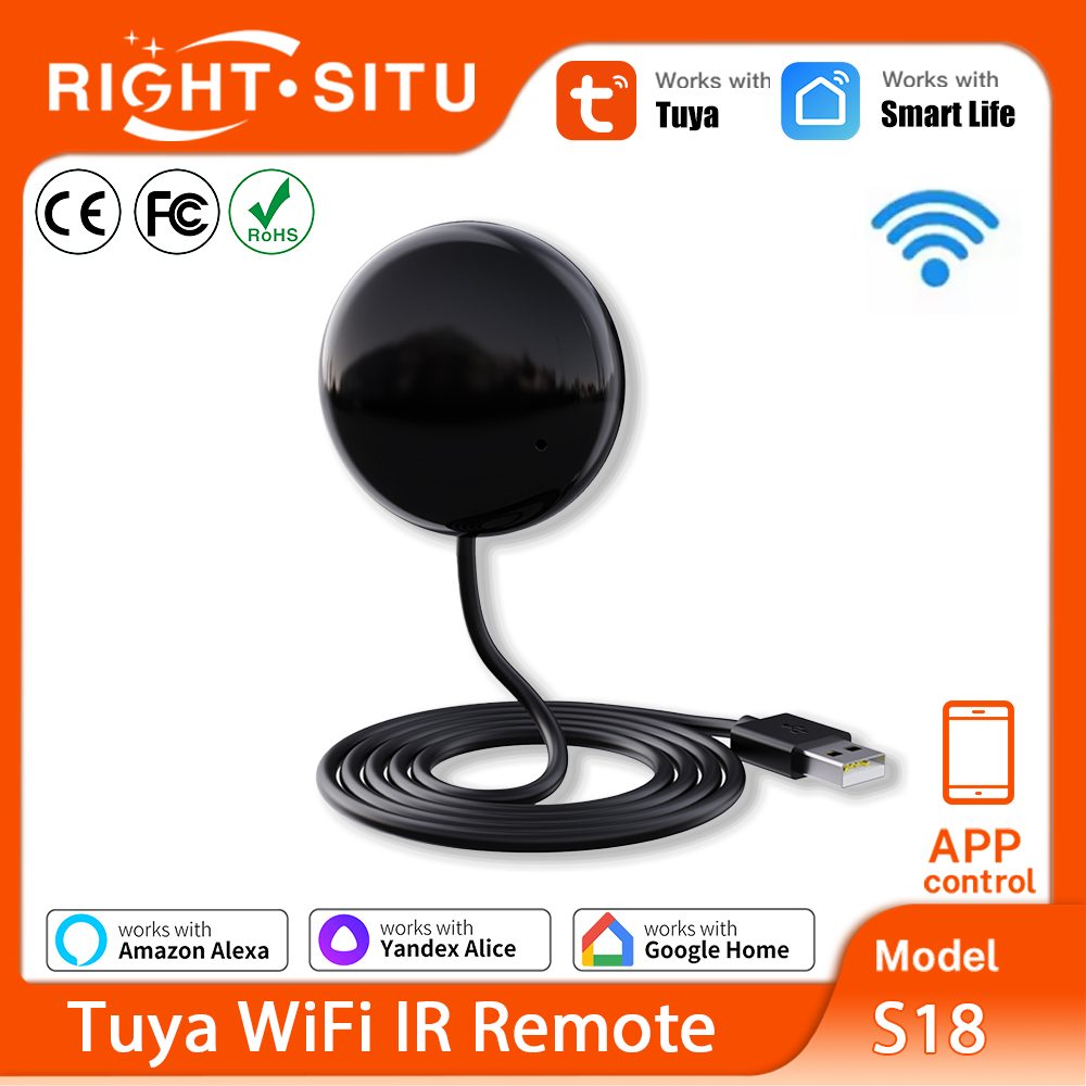 Tuya WiFi IRリモコン スマートホームオートメーシ - Universal Remote Smart Home のレビューと価格