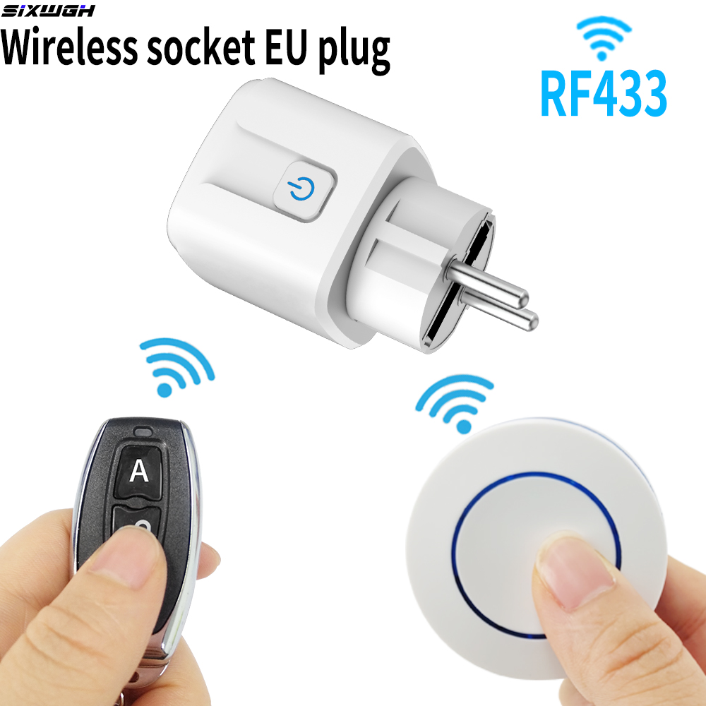 ワイヤレスソケットRF433スマートホームリモコンソケット1 - Universal Remote Smart Home のレビューと価格