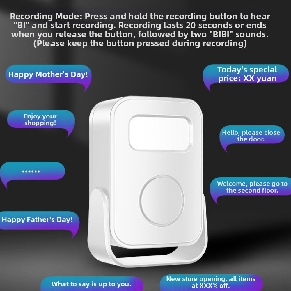 赤外線センサー搭載のスマートドアベル。PIRモーション検知機 - Wireless Door Sensor のレビューと価格