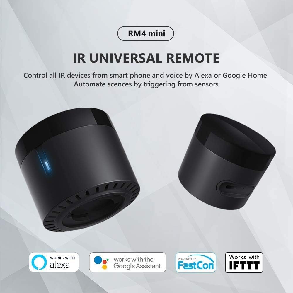 Broadlink Rm4 ミニスマートリモコン 赤外線ユニ - Universal Remote Smart Home のレビューと価格