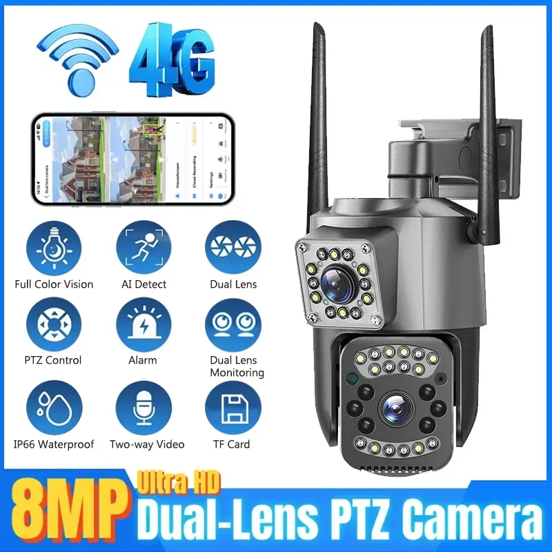 屋外IPWiFi HD 8MP屋外監視カメラ,4K,PTZ, - Smart Home Camera Ezviz のレビューと価格