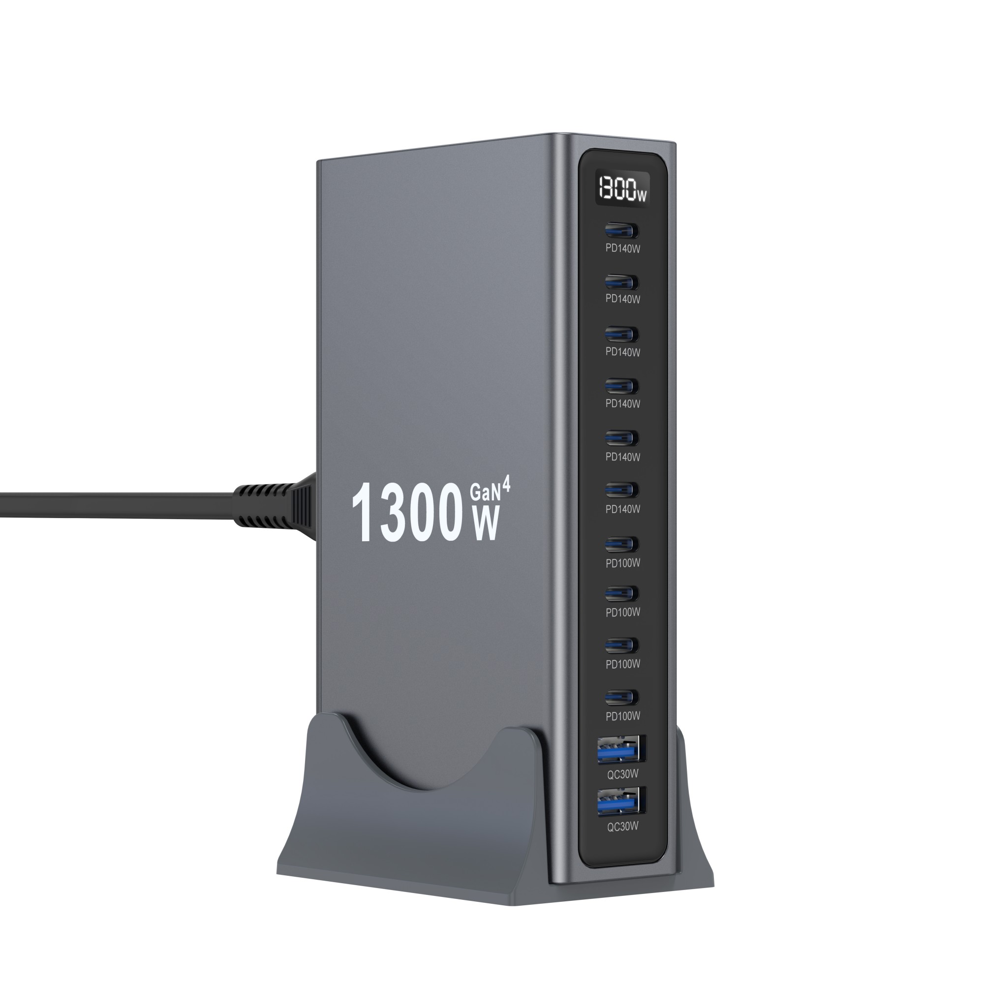 1300W GaN IV 12ポートUSB C充電ステーショ - Smart Home Hub 2 のレビューと価格