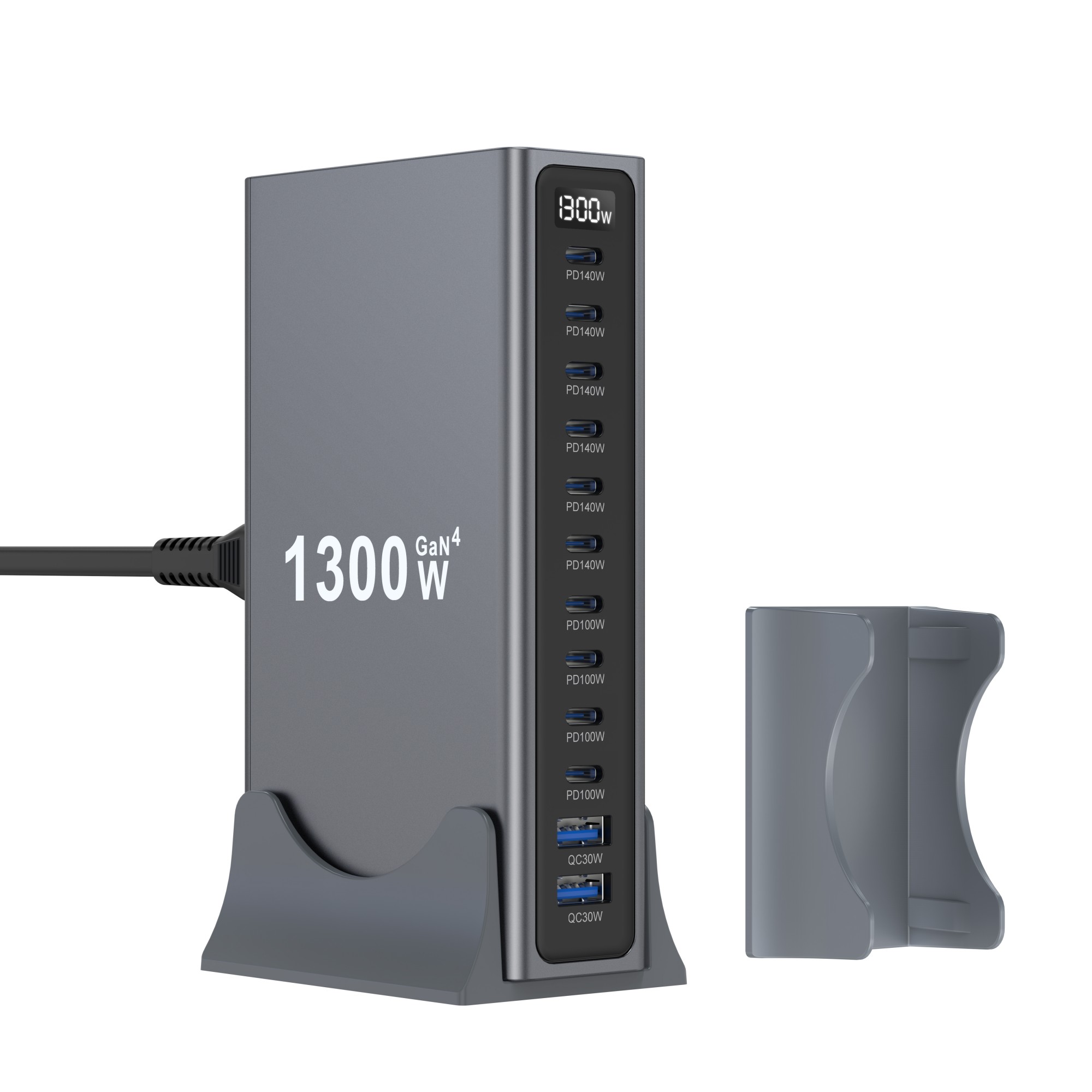 1300W GaN IV 12ポートUSB C充電ステーショ - Smart Home Hub 2 のレビューと価格