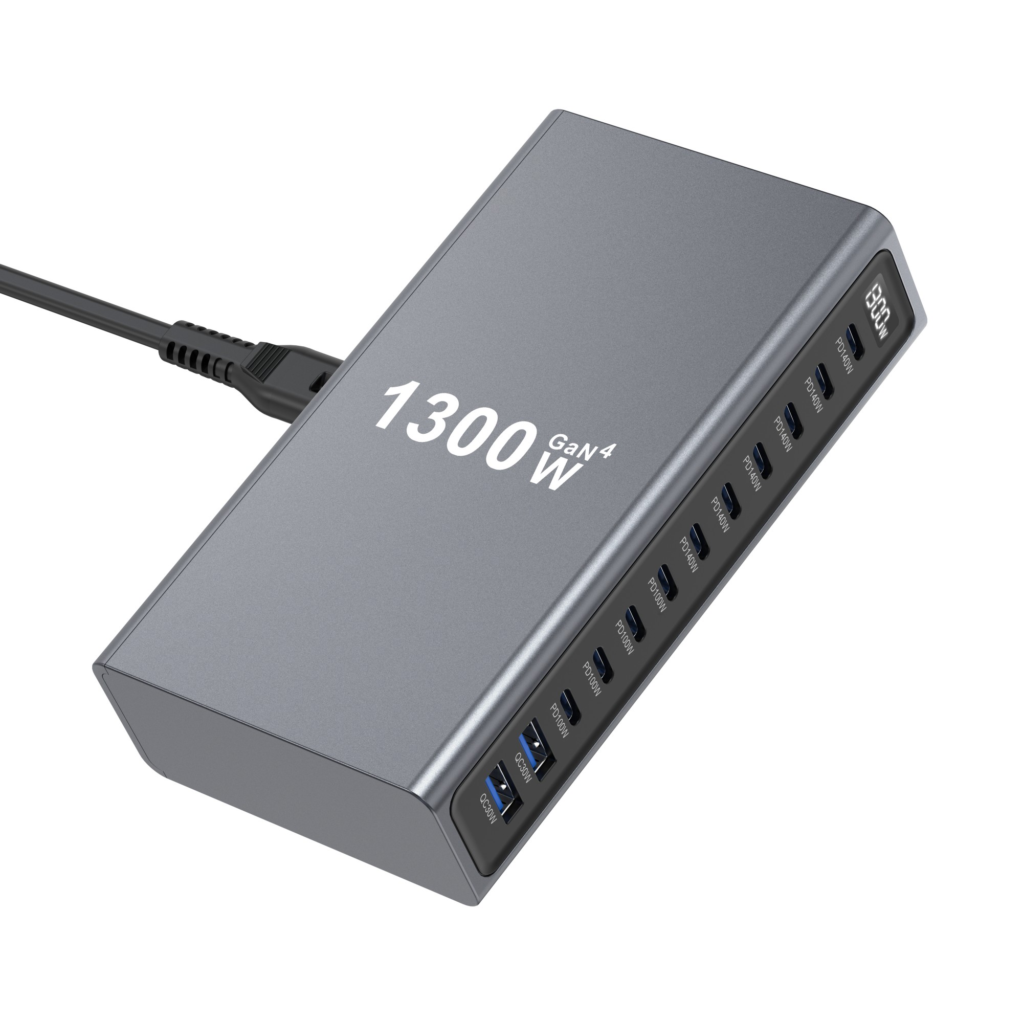 1300W GaN IV 12ポートUSB C充電ステーショ - Smart Home Hub 2 のレビューと価格