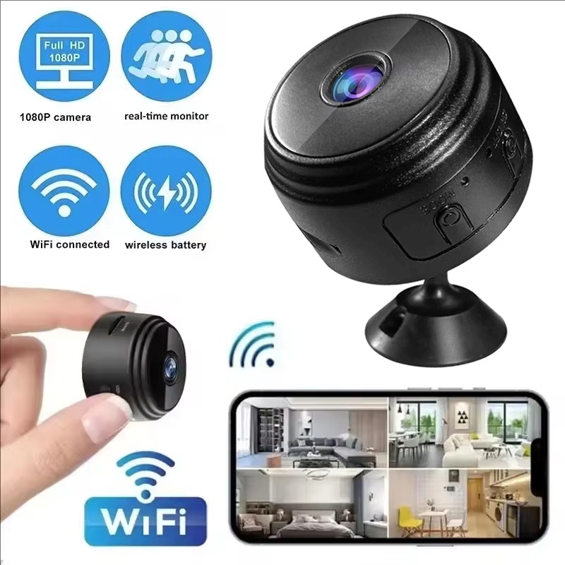 A9ミニカメラ 1080P WiFiスマートモニター 監視カ - Smart Home Video のレビューと価格