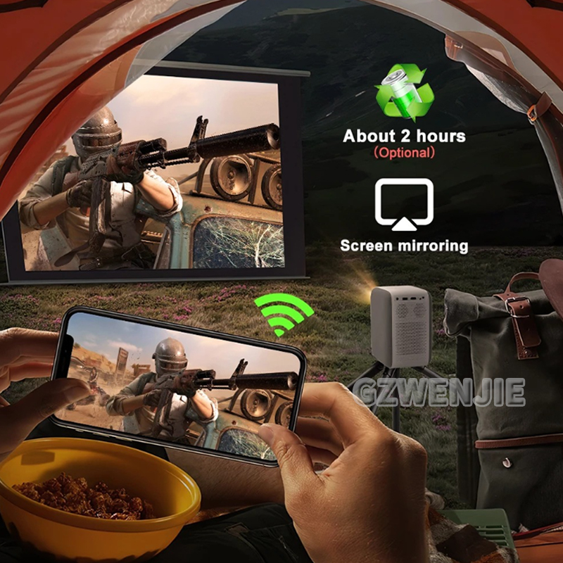H6 ミニプロジェクター LED 1080P フル HD ポ - Smart Home Video のレビューと価格