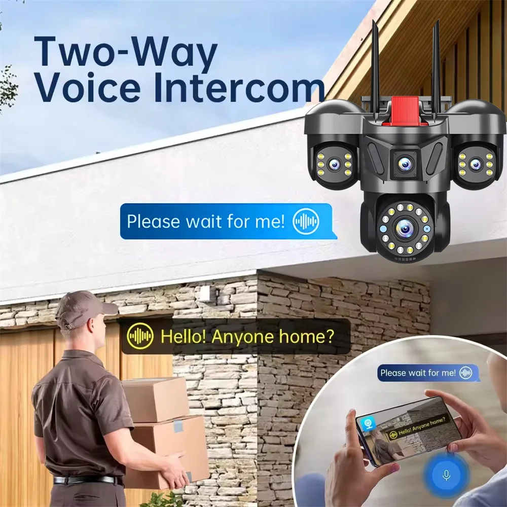 KERUI 12K 24MP 屋外 WiFi カメラトリプル - Smart Home Camera Ezviz のレビューと価格