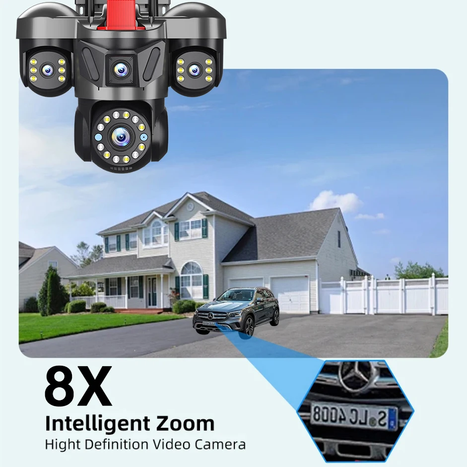 KERUI 12K 24MP 屋外 WiFi カメラトリプル - Smart Home Camera Ezviz のレビューと価格