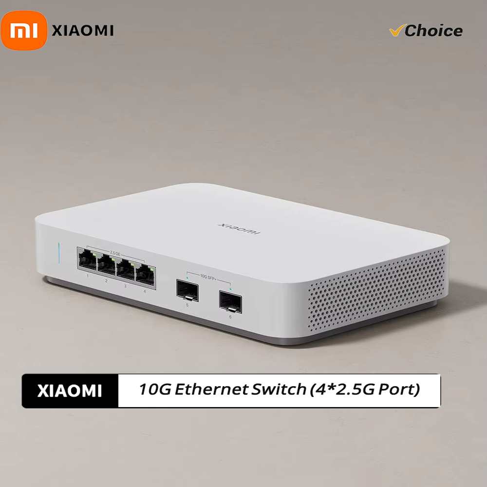 新しい Xiaomi 10G イーサネット スイッチ 4×2 - Smart Home Hub 2 のレビューと価格