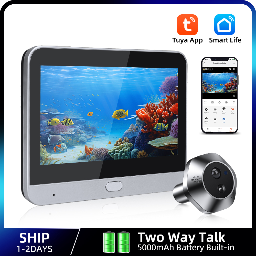 Tuya-スマートのぞき穴ビデオカメラ,ホームセキュリティ, - Smart Home Video のレビューと価格
