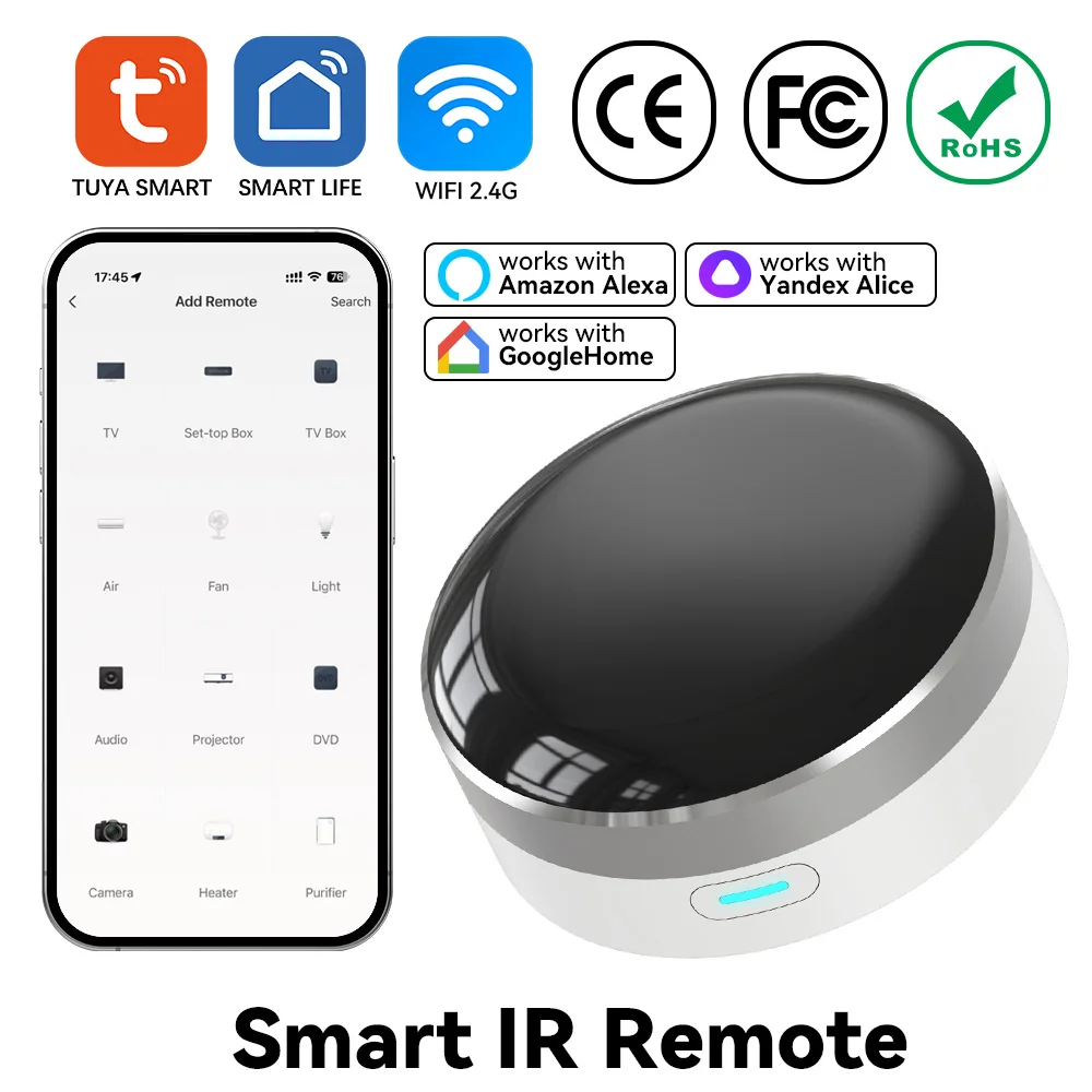 YFK WiFi スマート IR ブラスター ユニバーサル  - Universal Remote Smart Home のレビューと価格