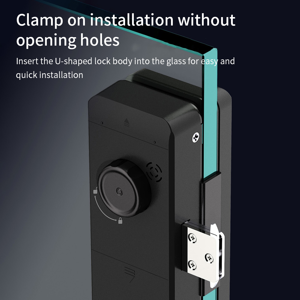 TTLOCK スマートガラスロック 指紋認証 13.56MH - Smart Home Door Lock のレビューと価格