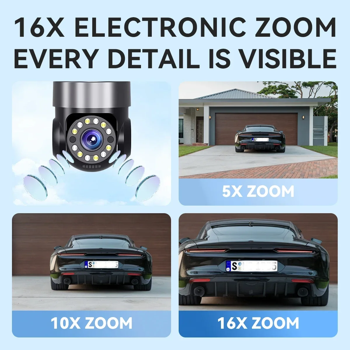 10K 20MP 家庭用セキュリティ屋外WiFiカメラ 4レ - Smart Home Camera Ezviz のレビューと価格