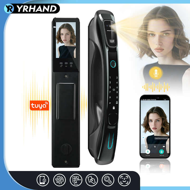 スマートロック 3D顔認証 手のひら静脈認証 指紋認証 Wi - Smart Home Door Lock のレビューと価格